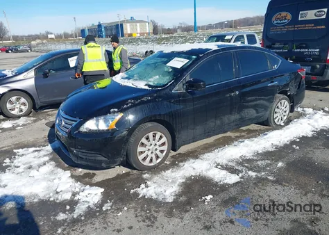 2015 Nissan Sentra Sv from USA, damaged, VIN 3N1AB7AP5FY267414